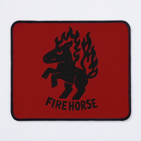Item preview, Fire Horse Art in black designed and sold by FunnehGacha.