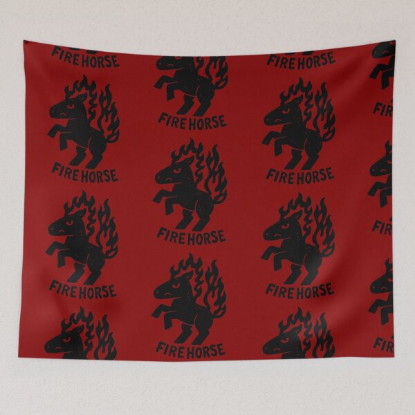 Item preview, Fire Horse Art in black designed and sold by FunnehGacha.