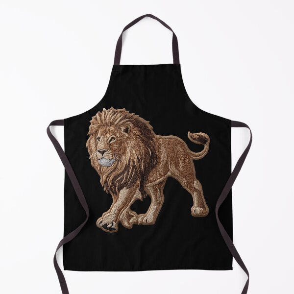 Item preview, Lion Patch Embroidery Fabric Stitched Patch designed and sold by HappyPatchClub.