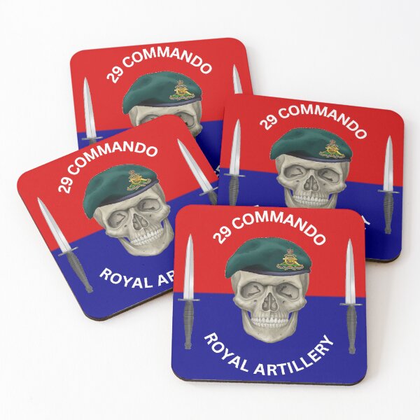 Item preview, 29 Commando Royal Artillery Skull designed and sold by Bootneckstore.