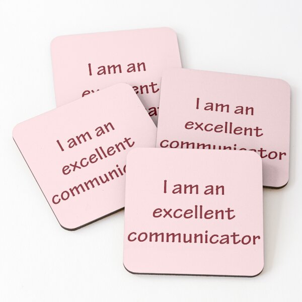 Item preview, I am an excellent communicator  designed and sold by Creations by lyne.