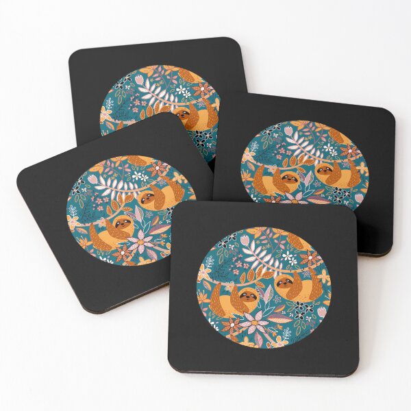 Item preview, Boho Sloth Floral designed and sold by uxwmntib22.