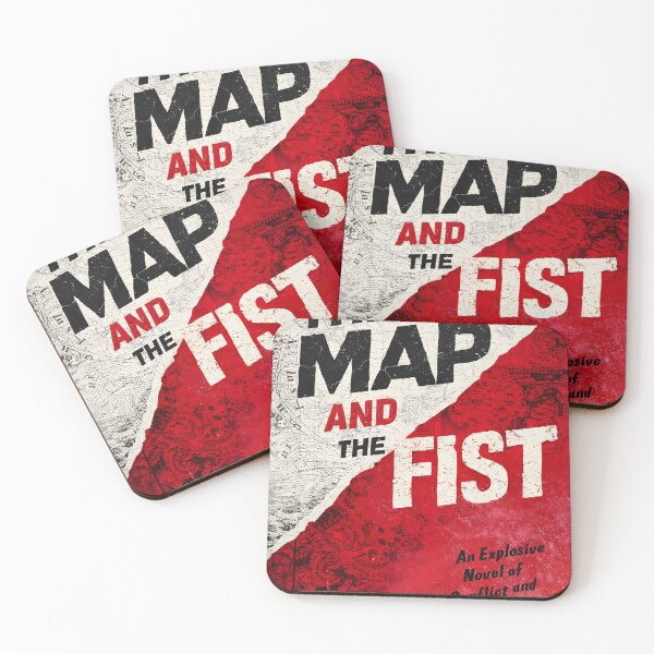 Item preview, The Map and the Fist Cover Art designed and sold by Matinez Pink.
