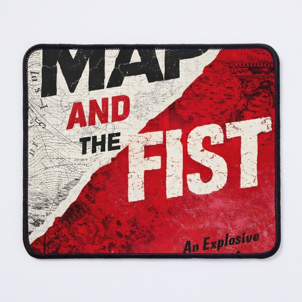 Item preview, The Map and the Fist Cover Art designed and sold by Matinez Pink.