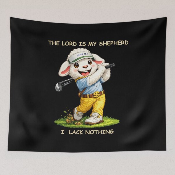 Item preview, The Lord is my Shepherd I lack nothing (golf) 1 designed and sold by Warih.
