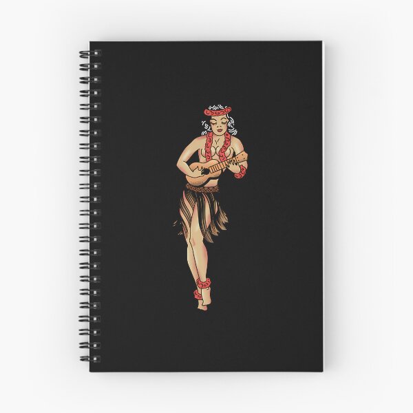 Item preview, Vintage Hula Dancers Pattern designed and sold by uxwmntib22.