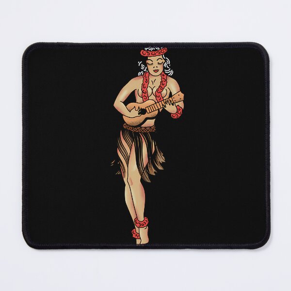 Item preview, Vintage Hula Dancers Pattern designed and sold by uxwmntib22.