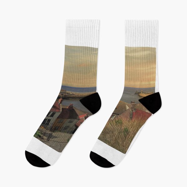 Item preview, Whitby 199 Steps Sunset designed and sold by RJW Images.