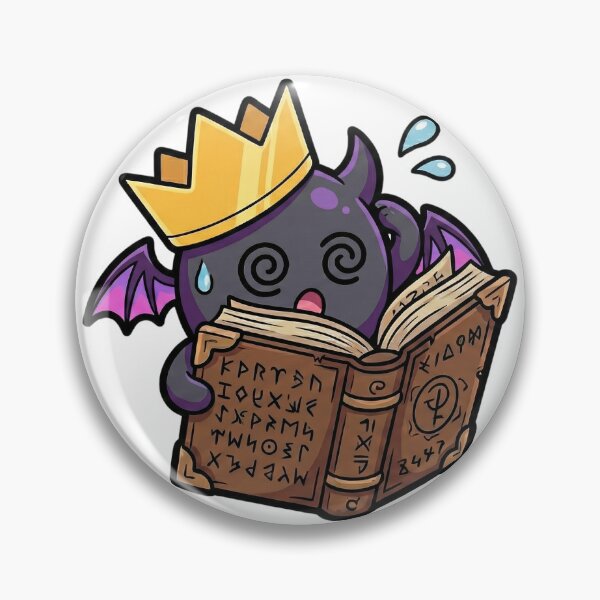 Item preview, Zot the Tiny Demon: Confused by Magic Book (Funny Study Sticker) designed and sold by ColorTheoryLab.