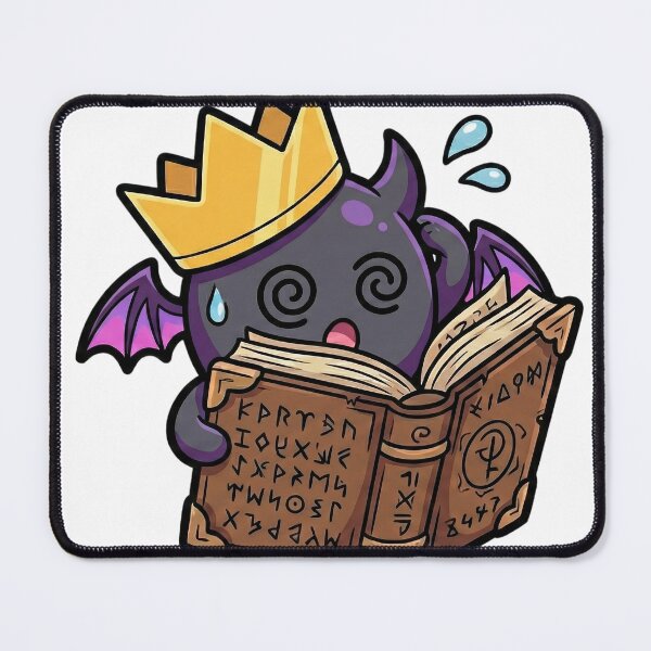 Item preview, Zot the Tiny Demon: Confused by Magic Book (Funny Study Sticker) designed and sold by ColorTheoryLab.