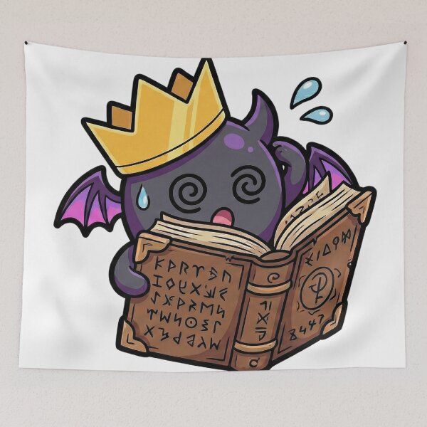 Item preview, Zot the Tiny Demon: Confused by Magic Book (Funny Study Sticker) designed and sold by ColorTheoryLab.