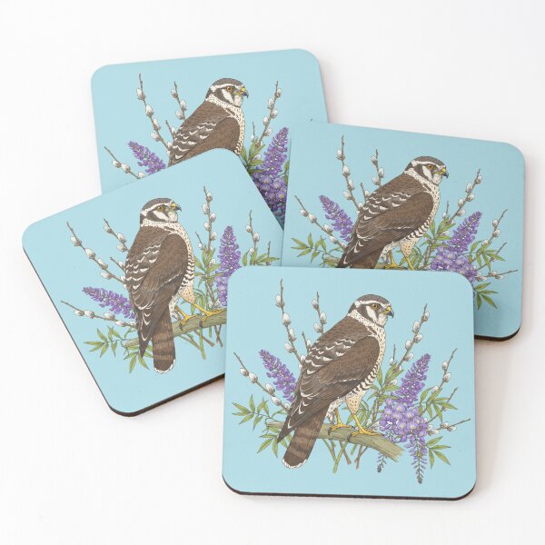 Item preview, Northern Harrier Botanical Bird designed and sold by BirdsnStuff.