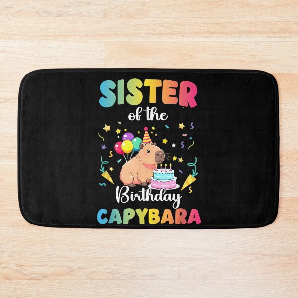 Item preview, Sister of The Birthday Girl Capybara Bday Party Family Art for Men Women Kids , Capybara Gift Lover  designed and sold by DZIRI NAJAT.
