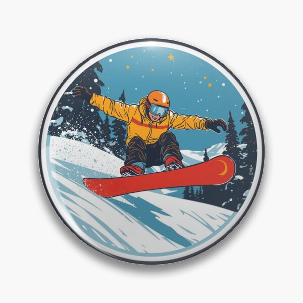 Item preview, Winter Sports Games Snowboarding Competition Sticker designed and sold by colorleafz.