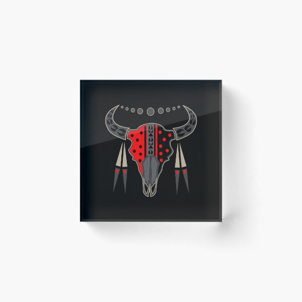 Item preview, Buffalo Skull and Feathers designed and sold by nqlcctulux48.