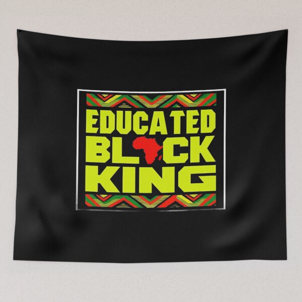Item preview, Educated Black King Shirt – African Pride, Melanin Power, Pan-African Colors, Empowerment Gift designed and sold by Bright Nest Studio.