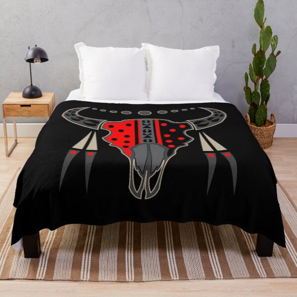 Item preview, Buffalo Skull and Feathers designed and sold by nqlcctulux48.