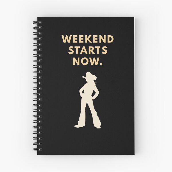 Item preview, Weekend Starts Now – Dancing Cowboy Silhouette Quote - Minimal designed and sold by MK-Charlie.