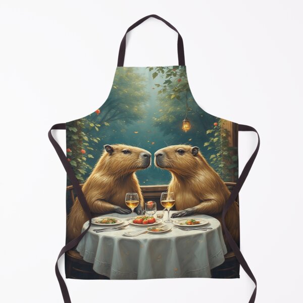 Item preview, Capybara Dinner Date - Valentines Day 2026 designed and sold by SuperVenus.