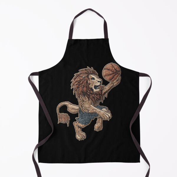 Item preview, Basketball Lion Patch Embroidery Fabric Stitched Patch designed and sold by HappyPatchClub.