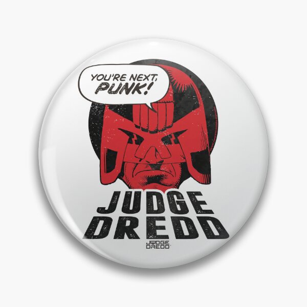 Item preview, Judge Dredd You're Next Punk Comic Text designed and sold by All-And-Every.