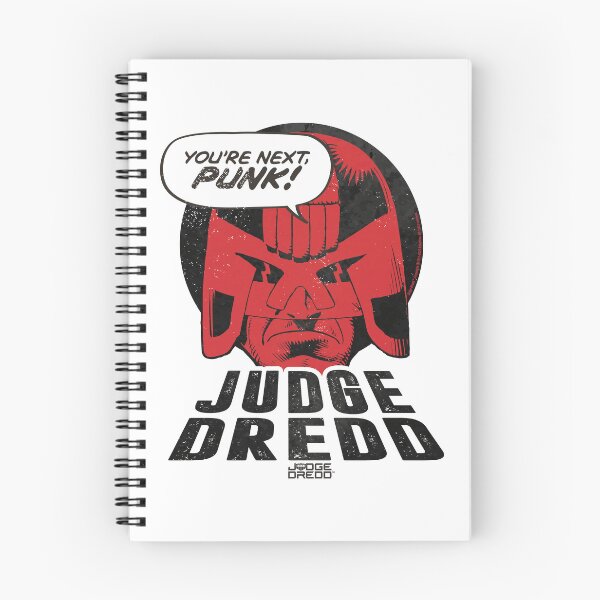 Item preview, Judge Dredd You're Next Punk Comic Text designed and sold by All-And-Every.