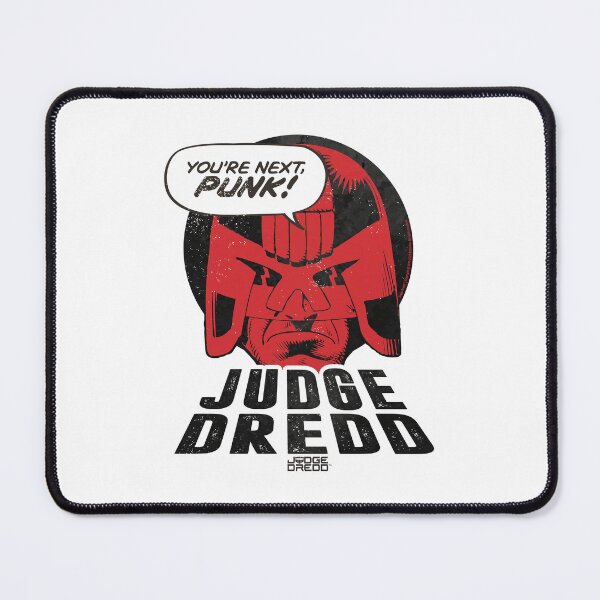 Item preview, Judge Dredd You're Next Punk Comic Text designed and sold by All-And-Every.