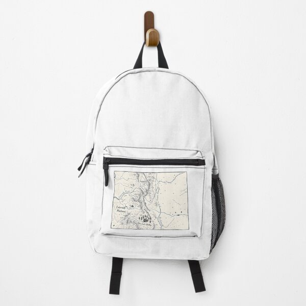 Item preview, Colorado Illustrated Map – Hand-Drawn Rivers & Nature Adventure Sketch designed and sold by Paper Drip.