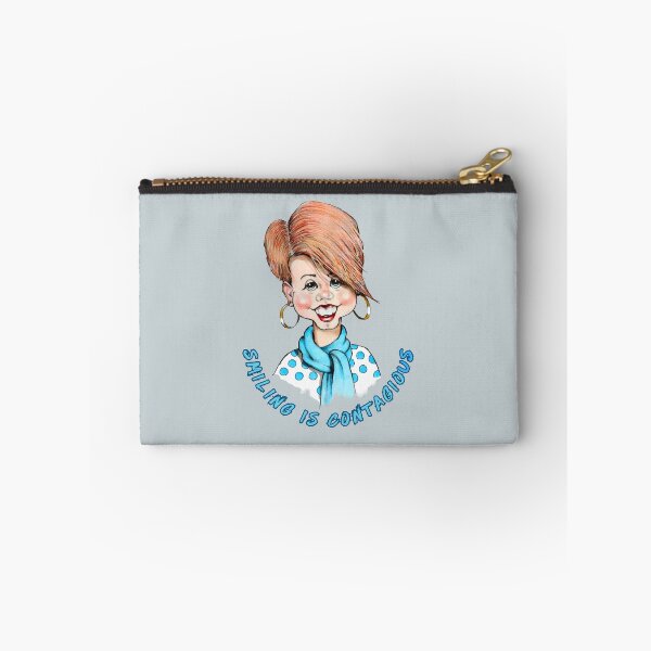 Item preview, Smiling is Contagious Caricature of Woman, Toothy SMILE designed and sold by JoyfulWhimsy.