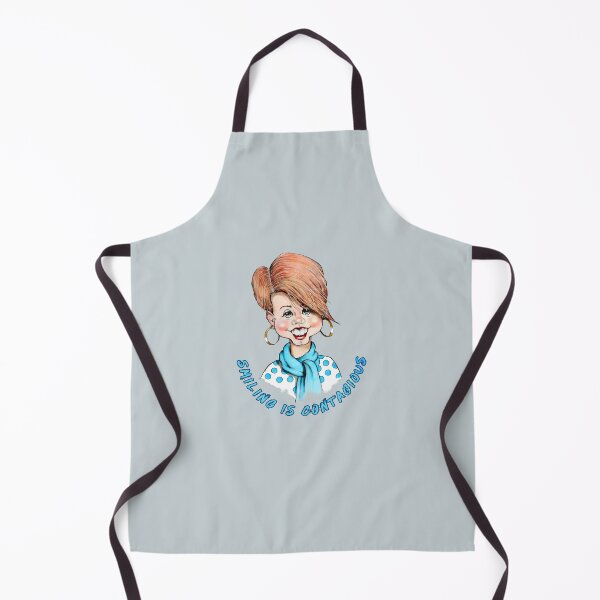 Item preview, Smiling is Contagious Caricature of Woman, Toothy SMILE designed and sold by JoyfulWhimsy.