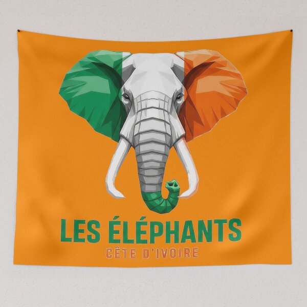 Item preview, Les Éléphants Abstract designed and sold by Majorprint.