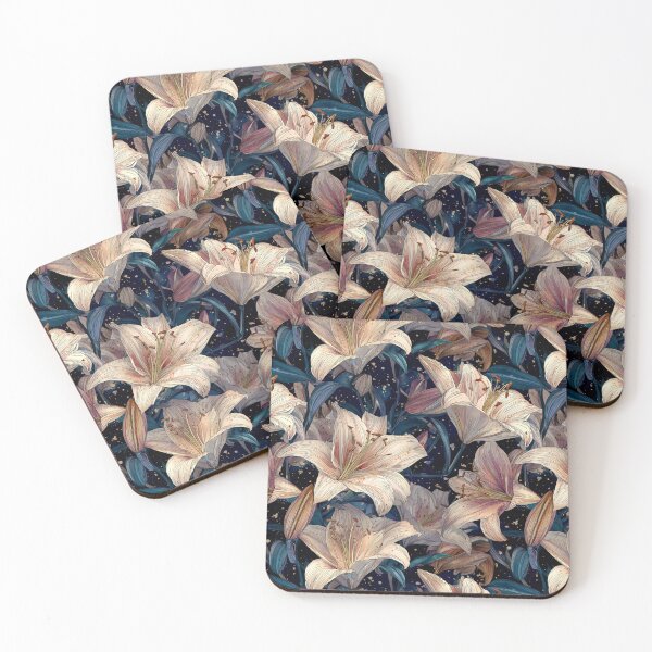 Item preview, Soft Lilies Floral  - Flower Bouquet Pattern  - Anniversary Gift Ideas designed and sold by RoyalStarsPatts.