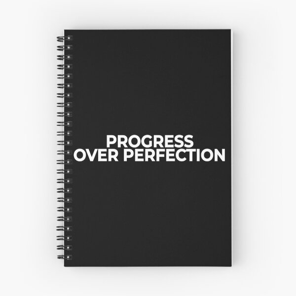 Item preview, Progress Over Perfection Motivational Quote designed and sold by Mikidesign1988.