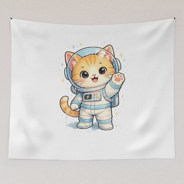 Item preview, Cute Cat Character for Kids designed and sold by DesignsByHania.
