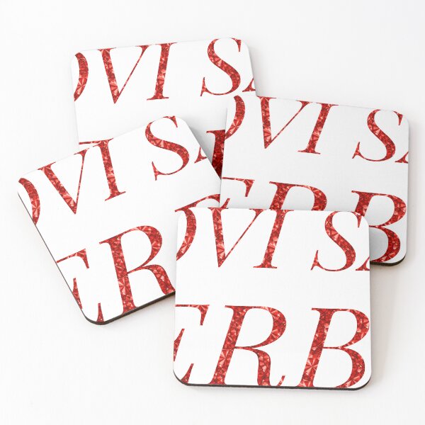 Item preview, Novi Sad Serbia Red Rhinestone Texture designed and sold by TheIconSmith.