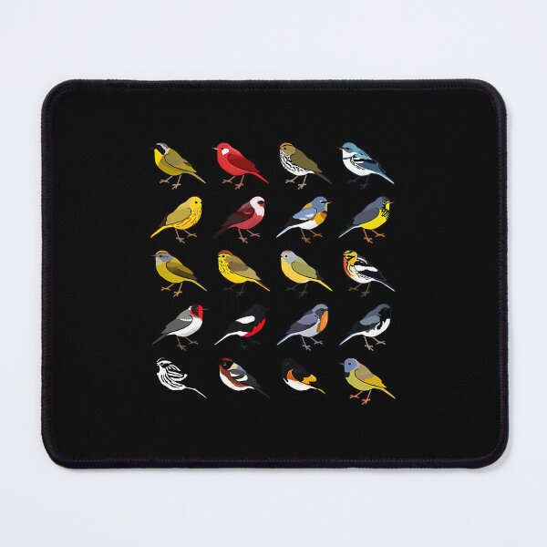 Item preview, Warbler Birds Pattern designed and sold by nqlcctulux48.