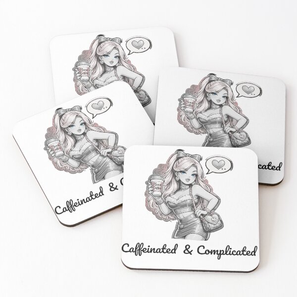 Item preview, Caffeinated and Complicated designed and sold by drkhrse.