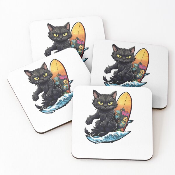 Item preview, Tropical Surf Cat designed and sold by v1per4ever.