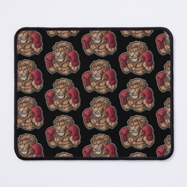 Item preview, Boxing Lion Patch Embroidery Fabric Stitched Patch designed and sold by HappyPatchClub.