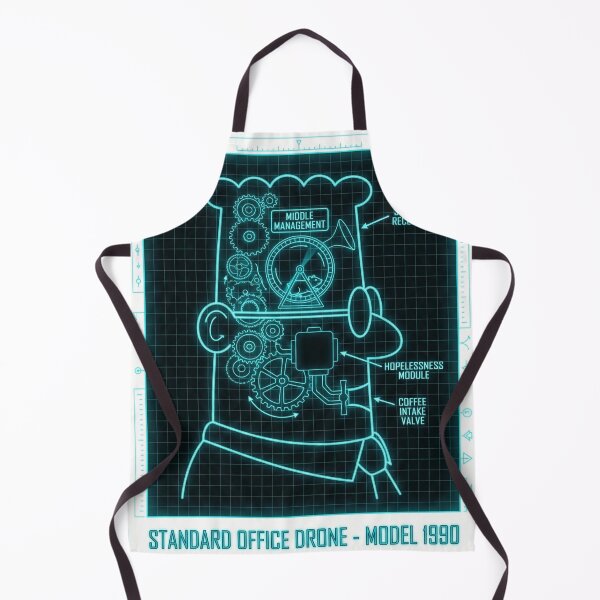 Item preview, Scott Adams Style Corporate Drone Blueprint Schematic designed and sold by AURA Vibes.