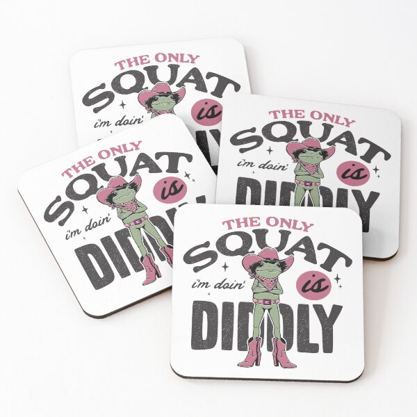 Item preview, The only squat I'm doin is diddly  designed and sold by Zedeldesign.