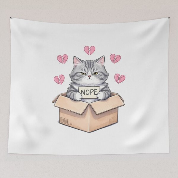 Item preview, Ew People Grumpy Cat Funny Anti Valentines Day Sticker Shirt Introvert Gift designed and sold by GiftsForge.