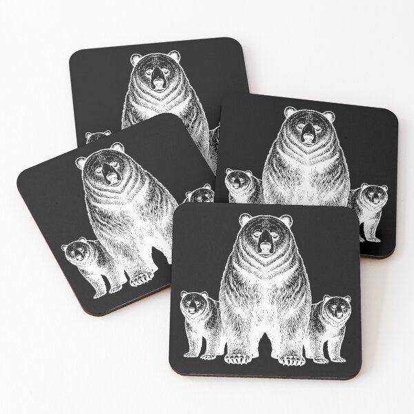 Item preview, Vintage Grizzly Bear Family Hunting Retro Tattoo designed and sold by EvrmoodCo.
