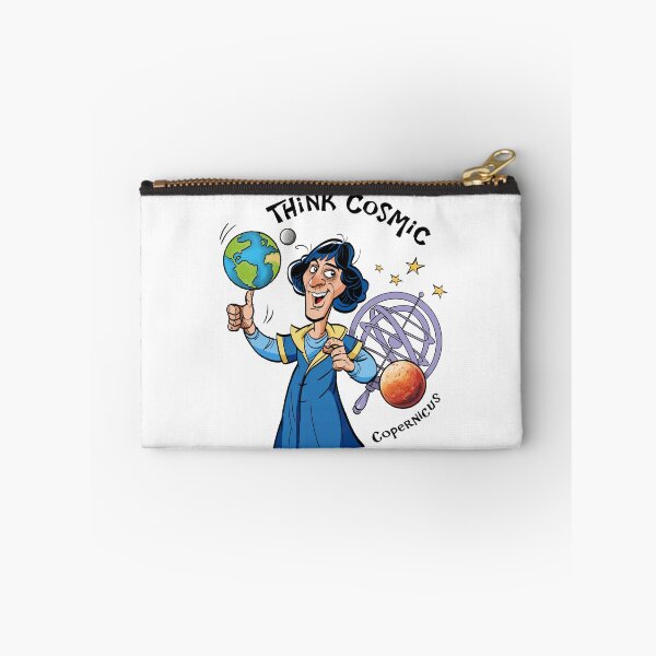 Item preview, Copernicus Cartoon – Think Cosmic | Funny Astronomy Science Art designed and sold by Green Bird Design.