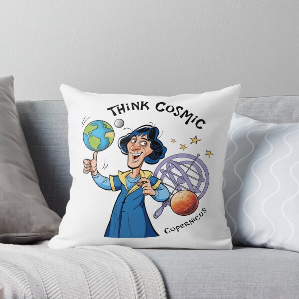Item preview, Copernicus Cartoon – Think Cosmic | Funny Astronomy Science Art designed and sold by Green Bird Design.