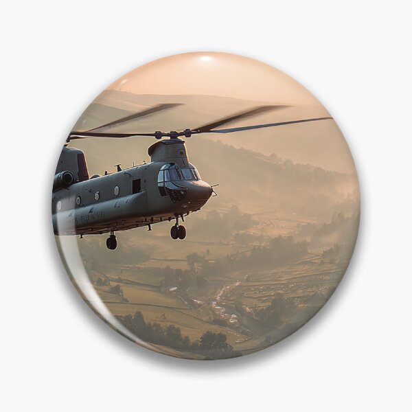Item preview, Chinook at Dawn Over the Dales designed and sold by Skyframe Aviation.