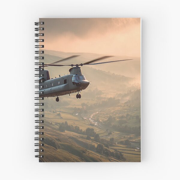 Item preview, Chinook at Dawn Over the Dales designed and sold by Skyframe Aviation.