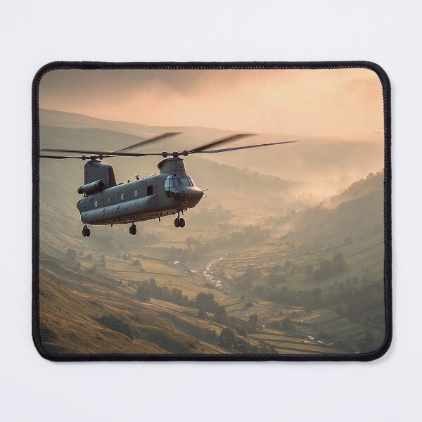 Item preview, Chinook at Dawn Over the Dales designed and sold by Skyframe Aviation.