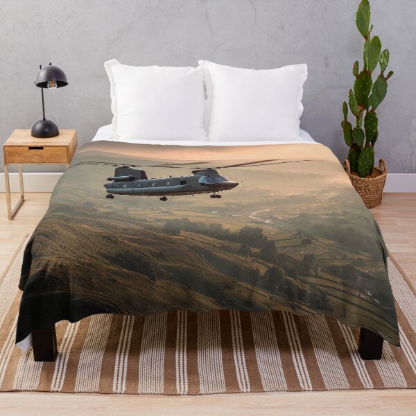 Item preview, Chinook at Dawn Over the Dales designed and sold by Skyframe Aviation.