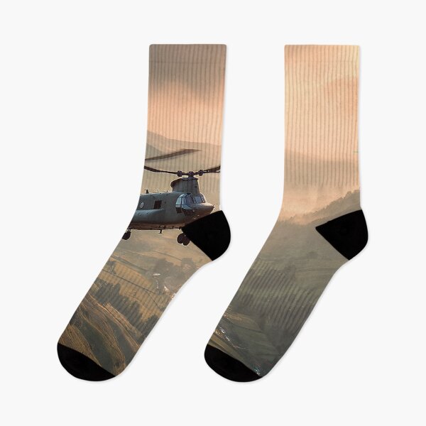 Item preview, Chinook at Dawn Over the Dales designed and sold by Skyframe Aviation.